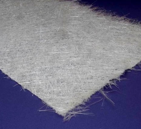 Glass fibre reinforcing mat photo
