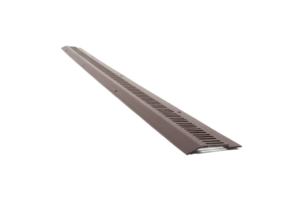 Stand alone photo of the Sloping Soffit Vent in brown