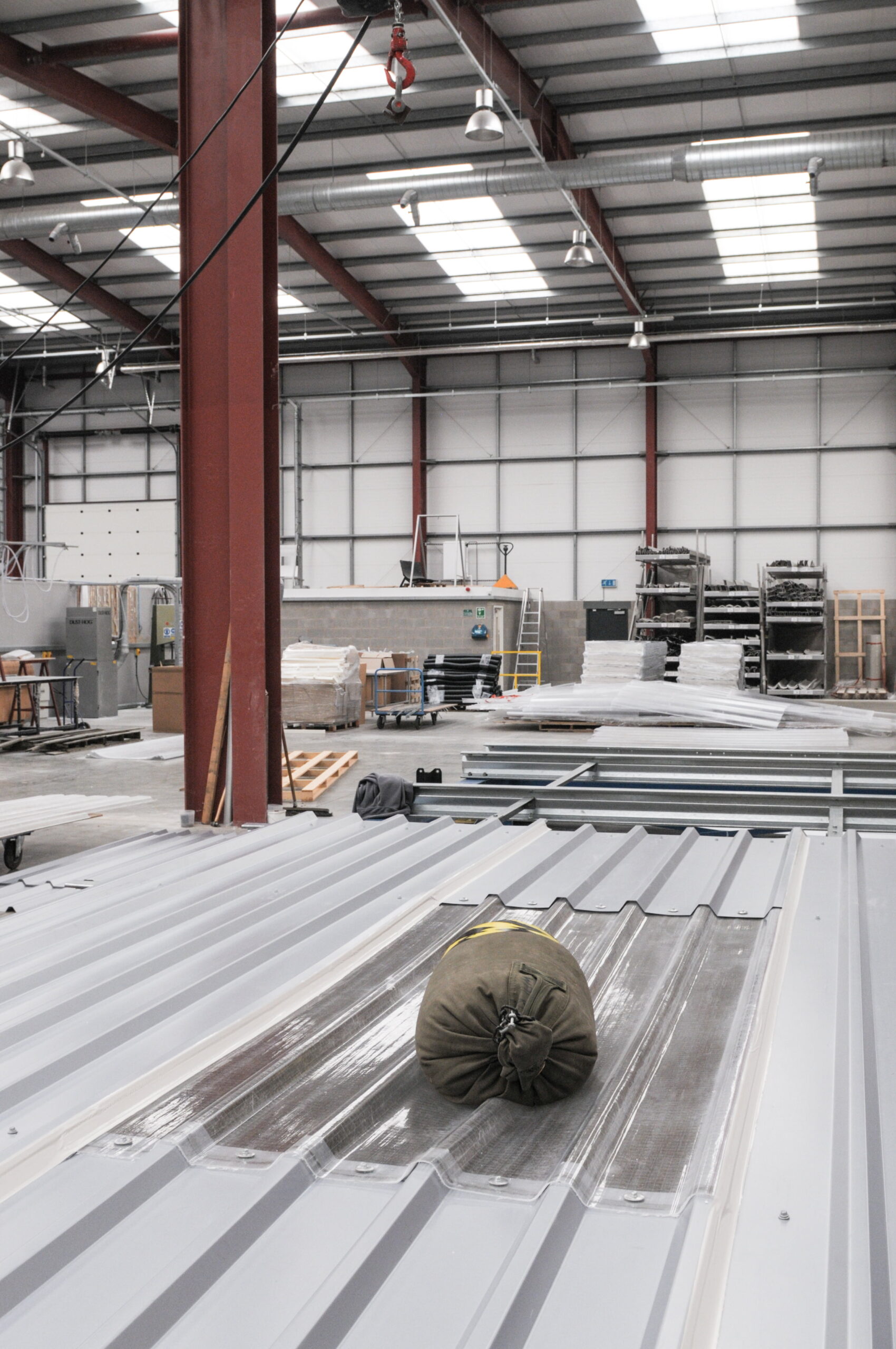 Zenon GRP Rooflights - Non-fragility test